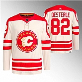 Men's Calgary Flames #82 Jordan Oesterle 2023 Cream Classic Primegreen Stitched Jersey Dzhi,baseball caps,new era cap wholesale,wholesale hats